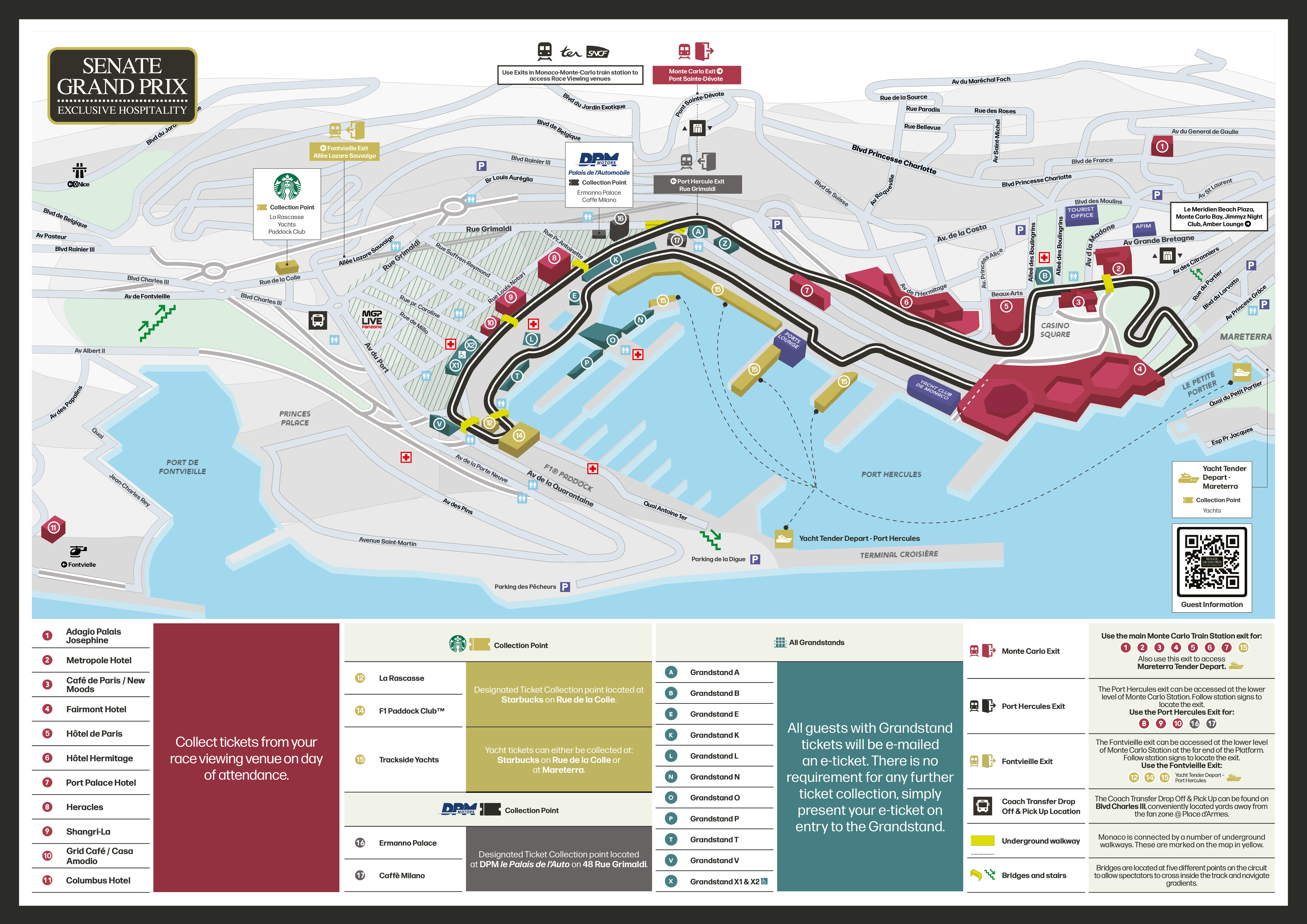 Map of getting around